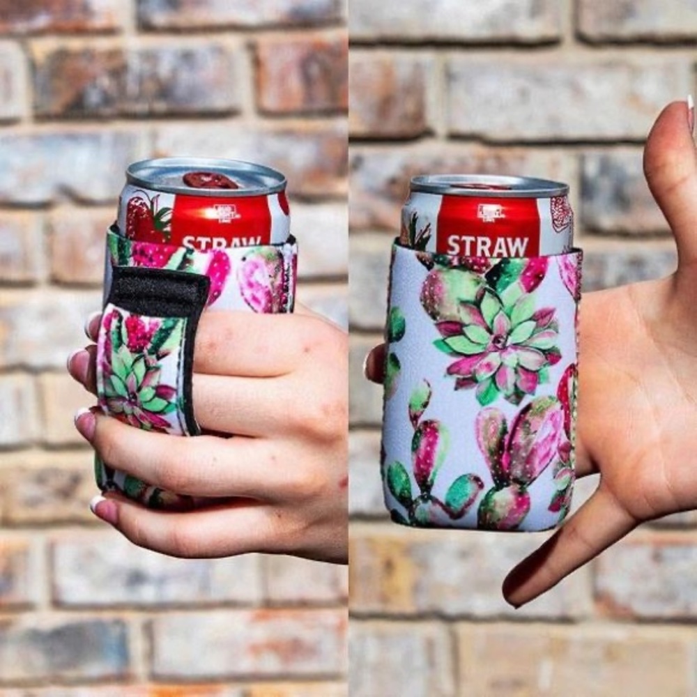 NEW Lit Handlers Mini Can Pocket Handler - Pink Cactus